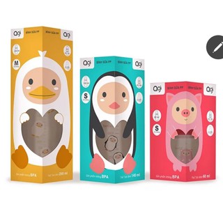 Bình Sữa Agi 60ml - 140ml - 250ml (Mẫu Mới)