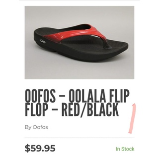 Dép OOFOS Ola có logo xịn