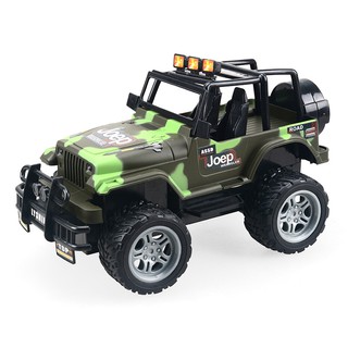 Đồ chơi ô tô xe điều khiển từ xa Jeep Wrangler off-road vượt địa hình tỉ lệ 1:18 cho bé