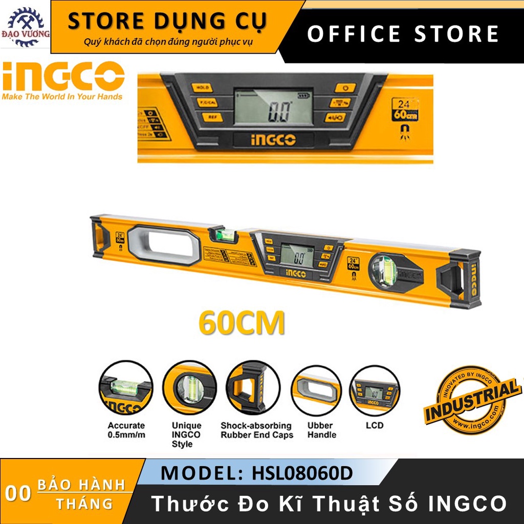 600mm Thước đo kĩ thuật số INGCO HSL08060D