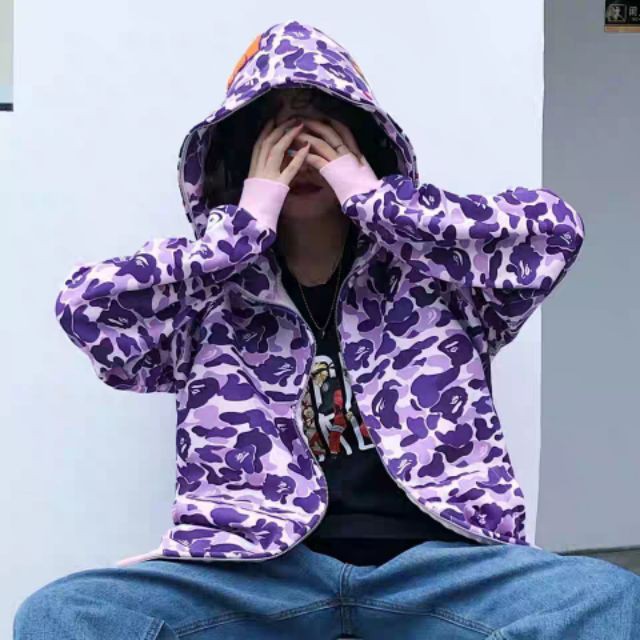 (Order) Áo khoác BAPE ulzzang kèm hình thật cuối