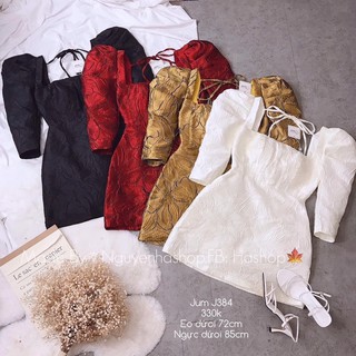 Đầm gấm dự tiệc #bigsize 60=>90kg