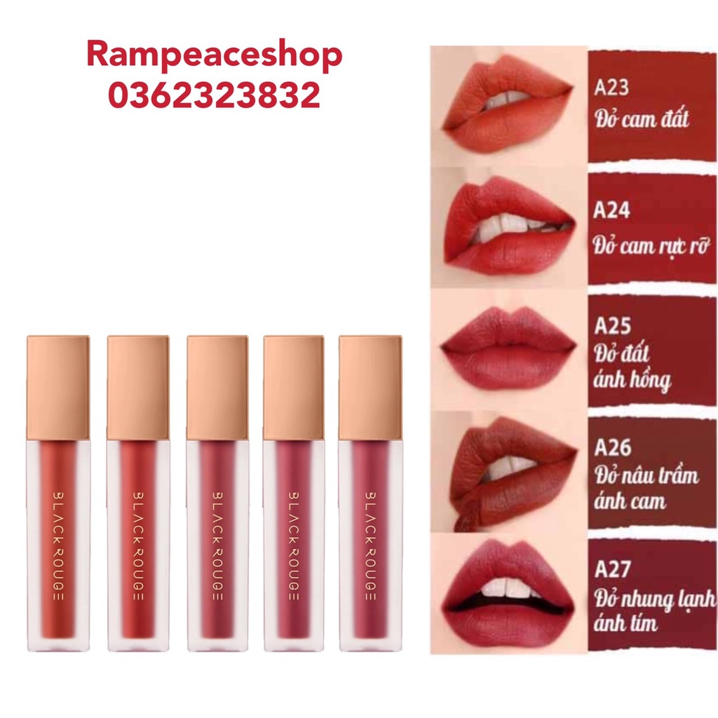 Son Kem Lì Black Rouge Ver 5 #A23, #A24, #A25, #A26, #A27