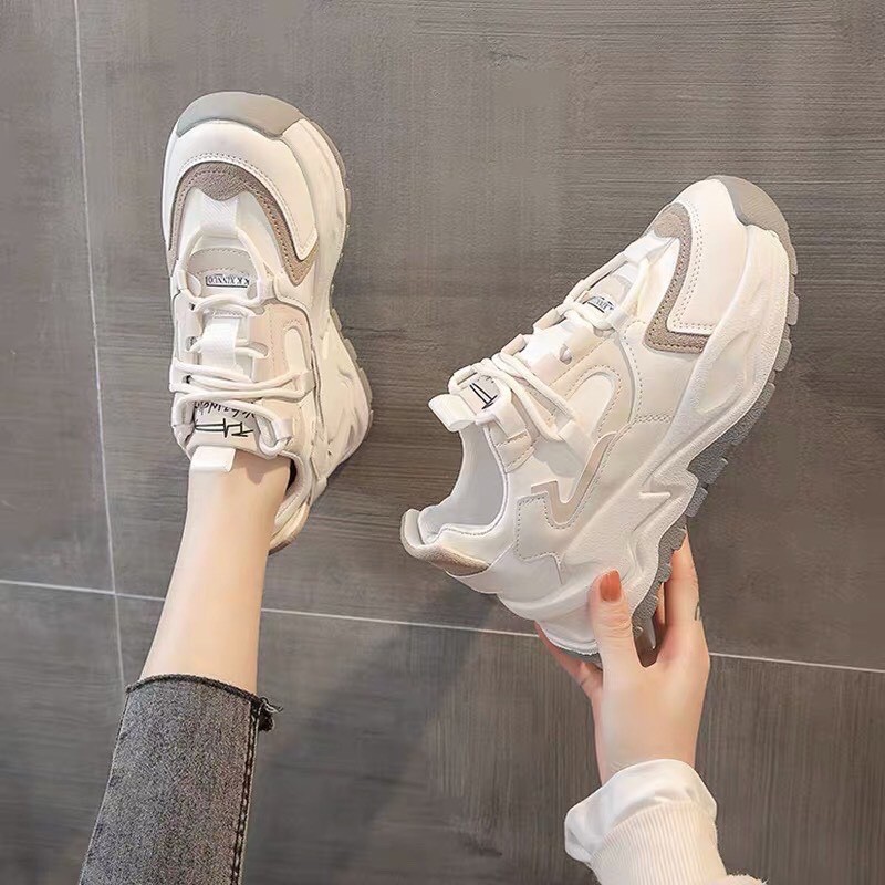 Giày Thể Thao Sneaker Nữ Đế Gồ 🥰FREESHIP🥰 Giày Nữ  GZIN 2 Màu Siêu Hot