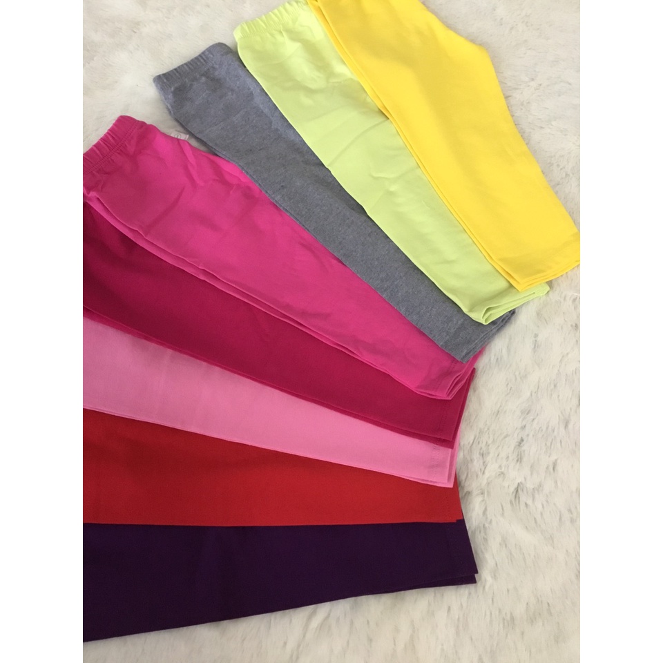Quần Legging trơn  cho bé dưới 24 kg