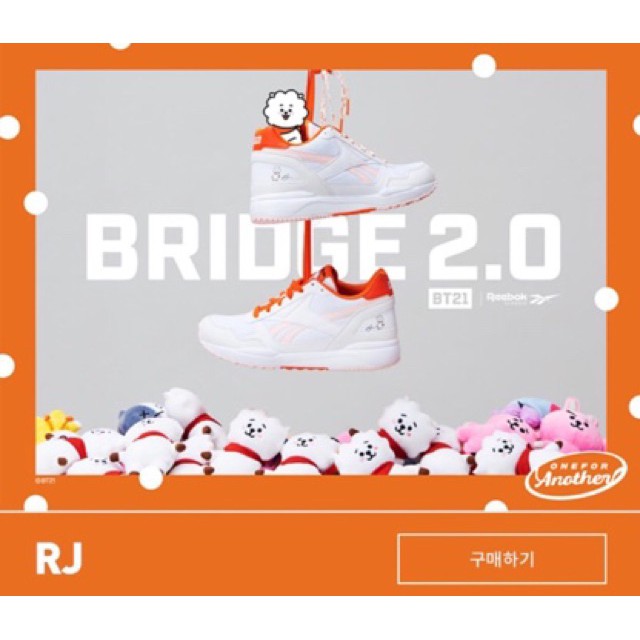 [Chính Hãng] Official GIÀY REEBOK x BT21 [HÀNG CHÍNH HÃNG ] "