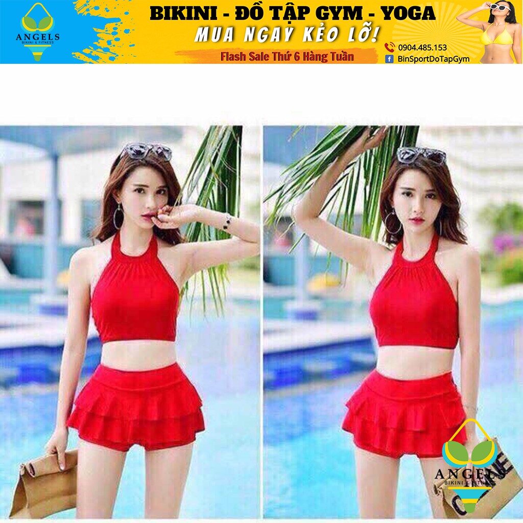Bikini,Bộ Đồ Bơi Hai Mảnh Quần Váy ,Có 3 Màu, Ảnh thật 100% BHV020 | BigBuy360 - bigbuy360.vn
