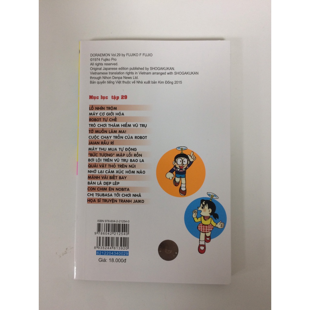 Sách - Doraemon Truyện ngắn - Tập 29