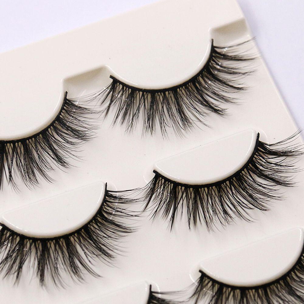 Bộ 3 Cặp Lông Mi Giả ROWANS SKONHED Dùng Trang Điểm Mắt To Hơn