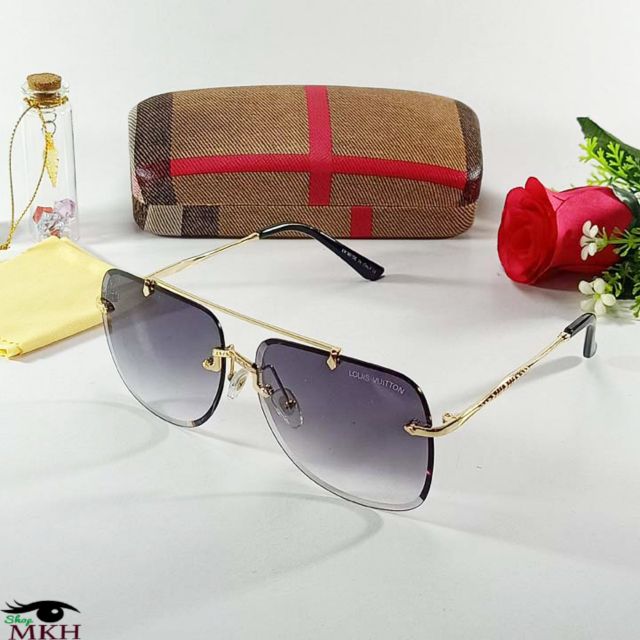 Mắt kính thời trang nam nữ đều đeo được _ kính có hộp và khăn lau kính như hinh | BigBuy360 - bigbuy360.vn