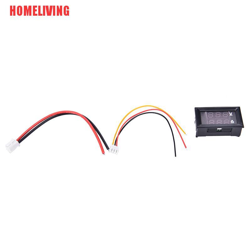 Vôn Kế Kỹ Thuật Số LED Kép DC 0-100V 10A