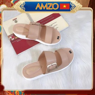 Dép đế xuồng [GIÁ RẺ] dép nữ cao 3 cm, phối khoá giá rẻ