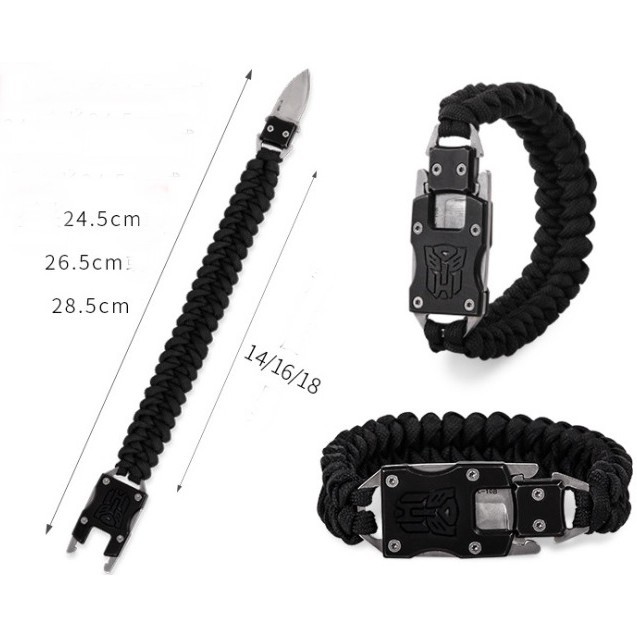 [GIÁ HUỶ DIỆT] Vòng sinh tồn PARACORD - CÓ DAO - chuyên phượt 