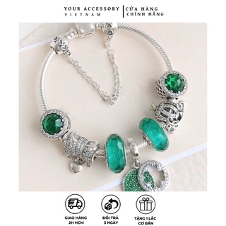 Vòng tay nữ mạ bạc 925 kiểu Pandora cao cấp YA30