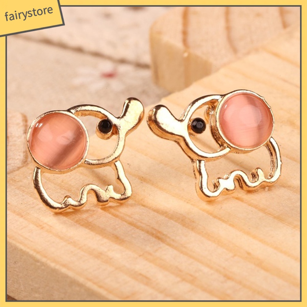 Hoa Tai Mặt Hình Chú Voi Đáng Yêu Cho Nữ