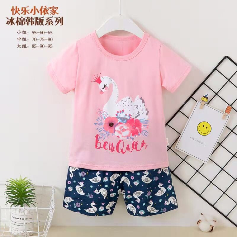 Đồ Bộ Cotton Xuất Hàn Bé Gái (16-26kg)