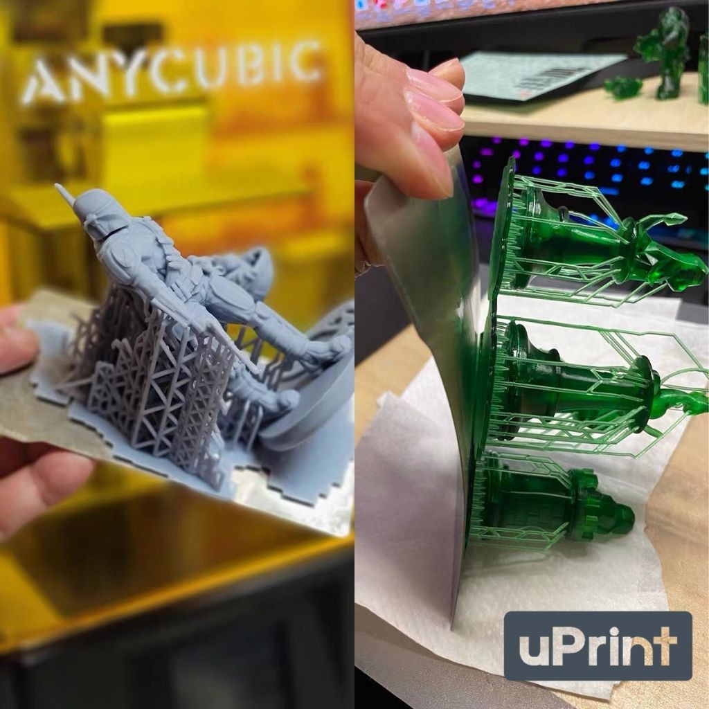 -Tấm bàn in thép dẻo hút nam châm, bề mặt bóng loáng, cậy mẫu dễ dàng, cho máy in Photon- Mono- Mono X