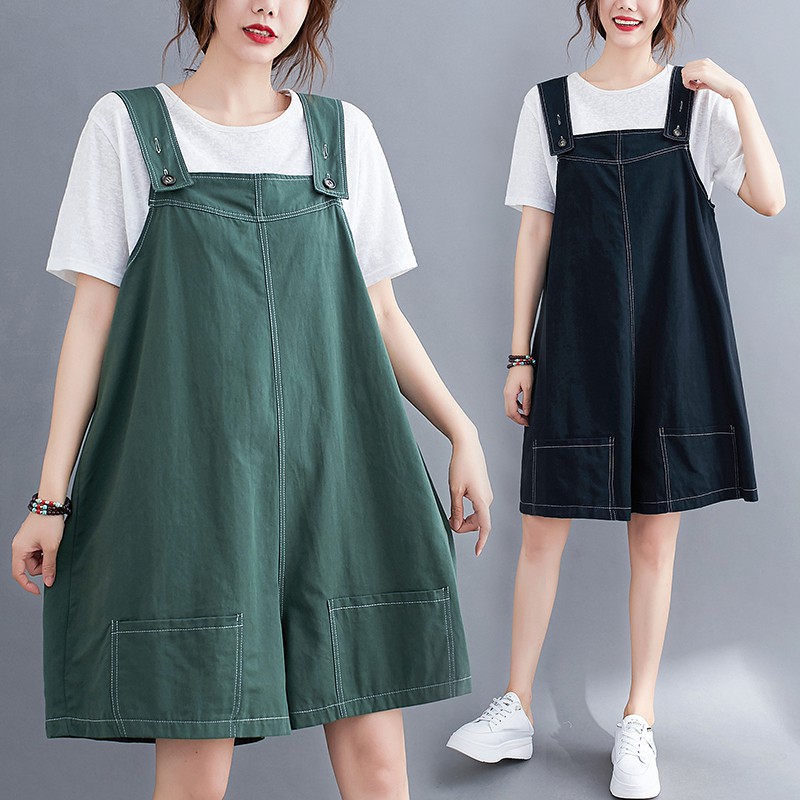 G418 quần big size freesize quần yếm  túi trẻ trung phong cách hiện đại hàng Quảng Châu | BigBuy360 - bigbuy360.vn