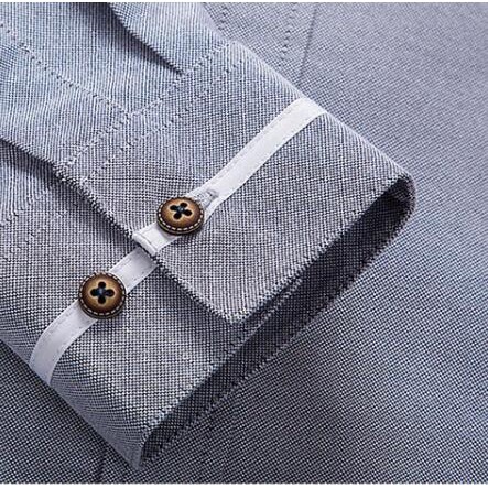 Áo Sơ Mi Tay Dài Vải Oxford Siêu Rẻ Chất Lượng Cao Cho Nam