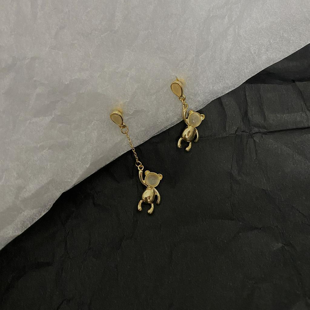 Bông Tai Hình Gấu Hoạt Hình Dễ Thương 23557