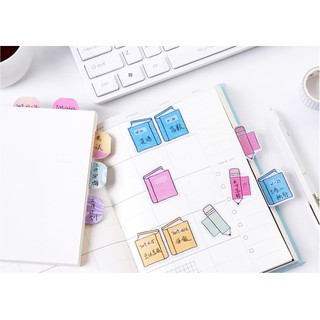 Bộ 45 nhãn dán phân trang (Hình cuốn sách)