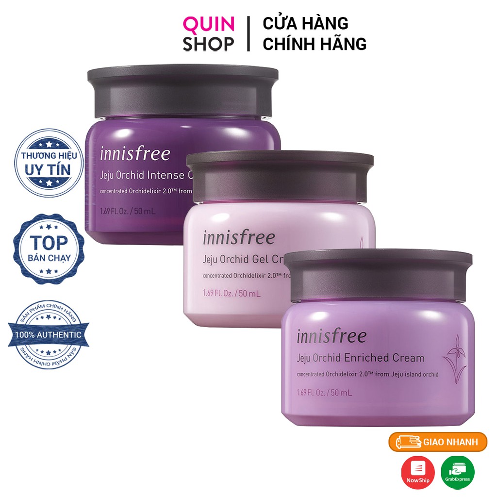 Kem Chống Lão Hóa, Dưỡng Ẩm Da Innisfree Orchid Cream