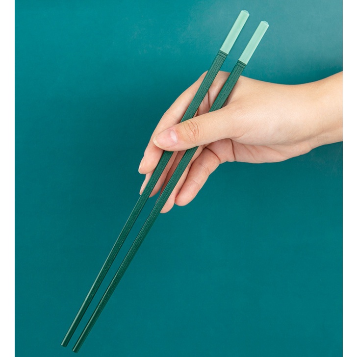 Bộ 5 đôi đũa hợp kim họa tiết tối giản T16