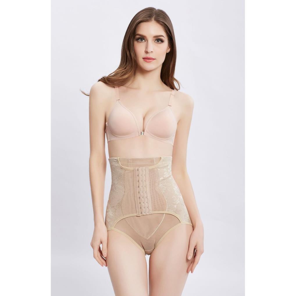 Quần Gen Nịt Bụng Cạp Cao Có Móc Cài, Giảm Mỡ, Giảm Eo Định Hình Vòng Eo | BigBuy360 - bigbuy360.vn