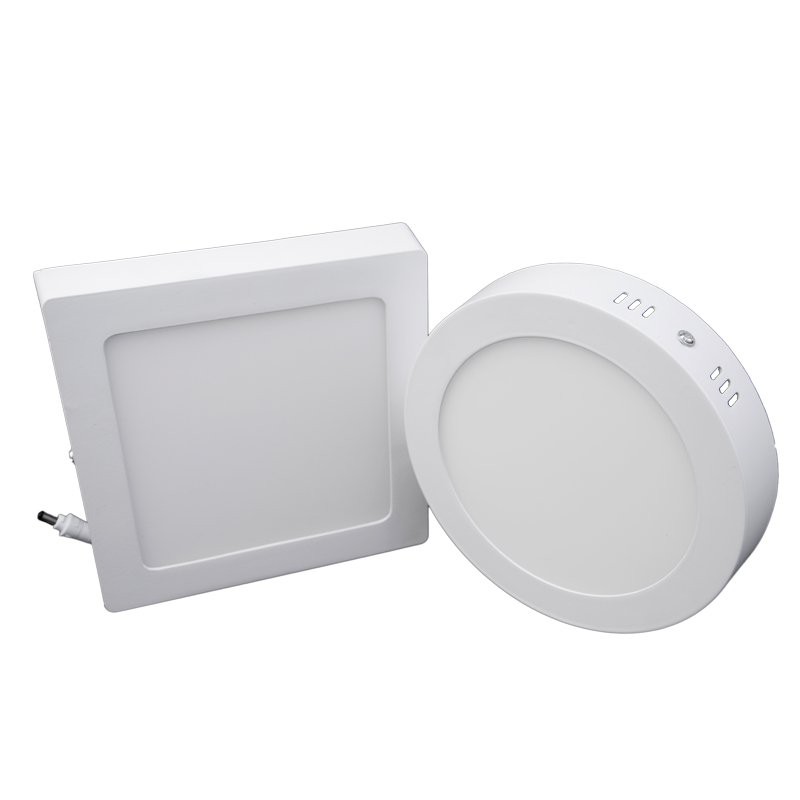 Bóng Đèn Led Ốp Trần Nổi Vuông Tròn 18W, Đèn Led Ốp Trần Trang Trí Nội Thất