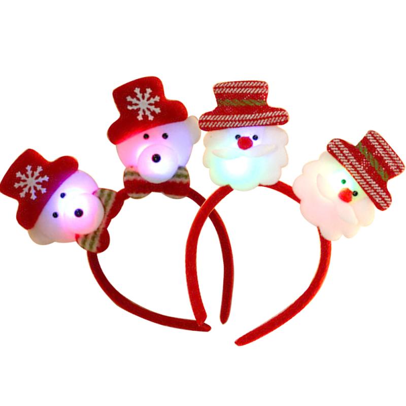 Cài tóc Giáng sinh có đèn LED phát sáng kiểu dáng đa dạng