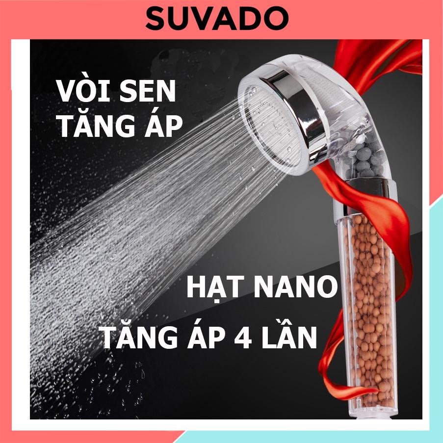 Đầu Vòi Hoa sen Tăng áp nhà tắm nóng lạnh tiết kiệm nước Cao cấp lọc nước giá rẻ DVS1 SUVADO