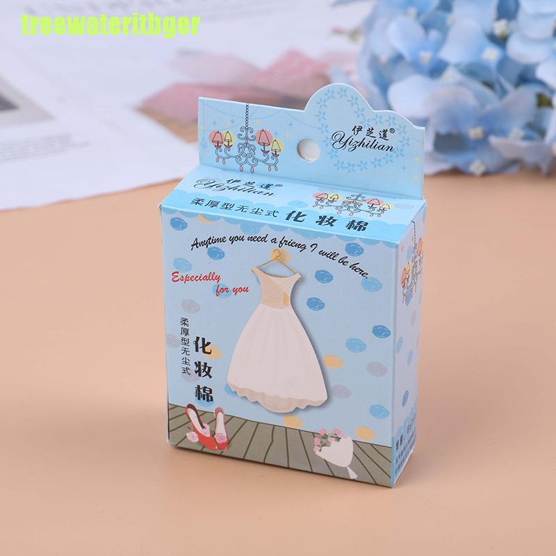 (Hàng Mới Về) Set 100 Bông Tẩy Trang Bằng Chất Liệu Cotton Tiện Dụng