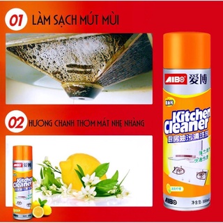 Chai xịt vệ sinh bếp kitchen cleaner 500ml