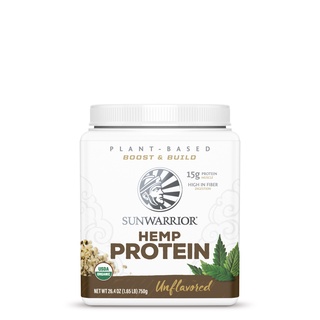 Bột pha sữa thực vật hữu cơ từ hạt dầu Sunwarrior Hem protein unflavored 750g