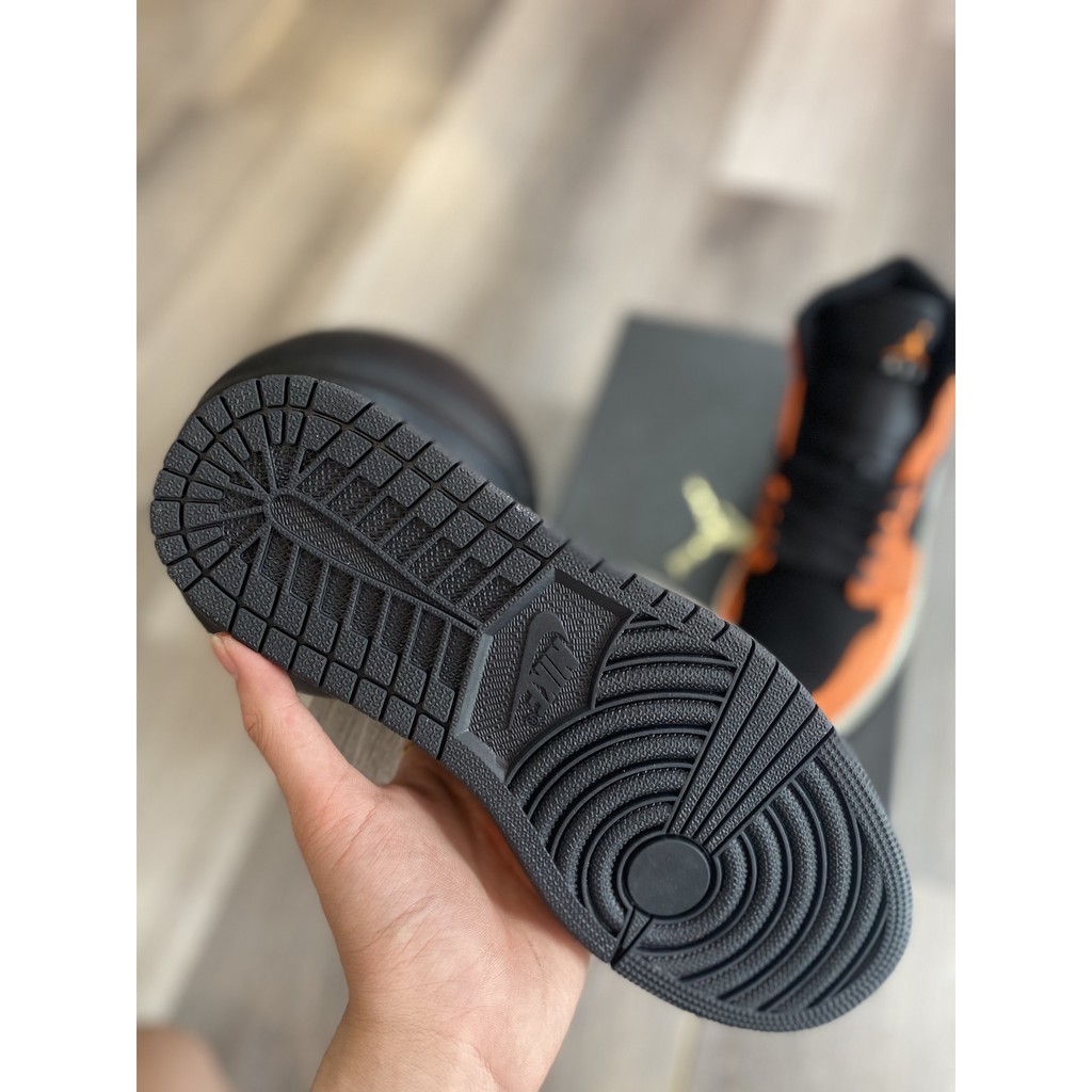 [T-Asneaker] Giày thể thao cam đen cao cổ.. | BigBuy360 - bigbuy360.vn