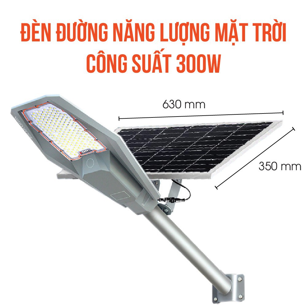 Đèn năng lượng mặt trời đường phố Army - VITI SMART công suất 300W