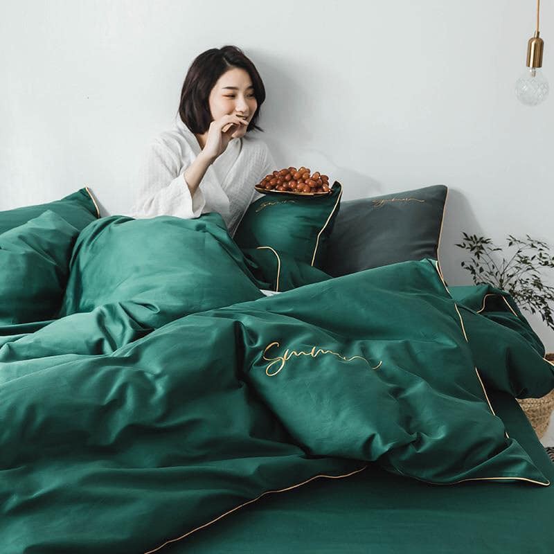 BỘ CHĂN GA COTTON LỤA TENCEL SUMOI CAO CẤP