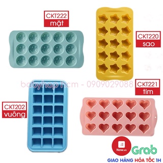 Khay làm đá, khuôn làm socola bằng silicone lock&lock ckt202 ckt220 ckt221 ckt222 - trucanhsg