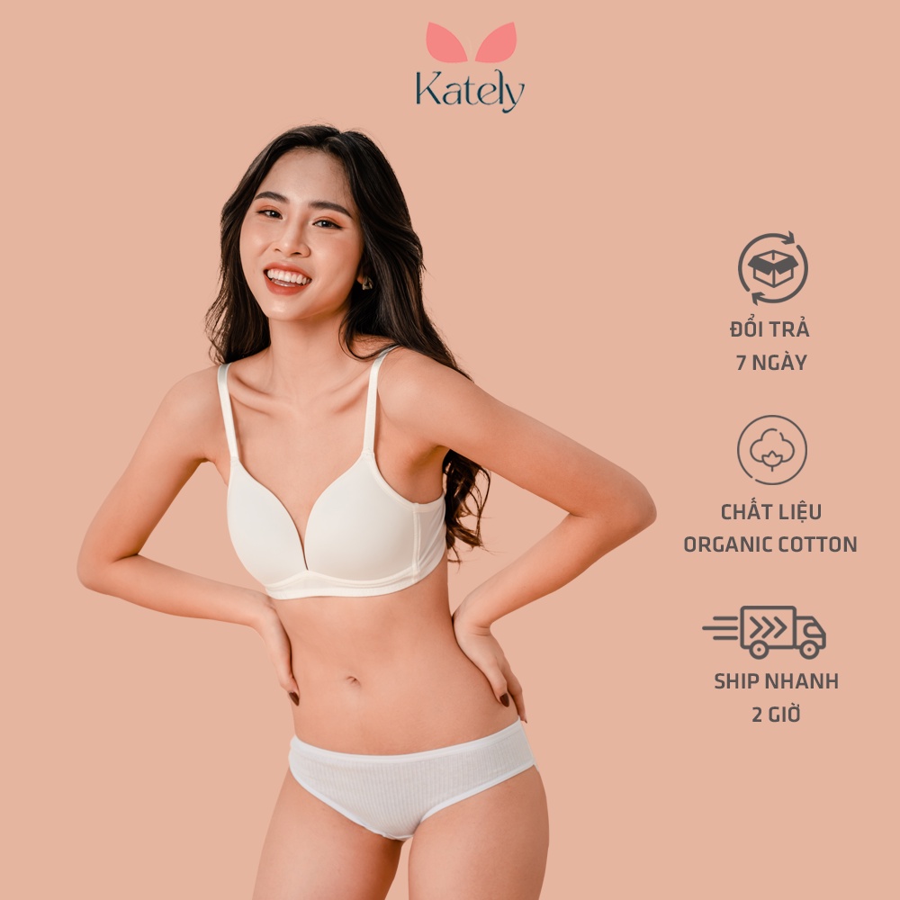 Áo lót nữ cạp chống hằn mỡ Kately màu trơn không gọng, đệm vừa, áo ngực nữ tôn vòng 1 gợi cảm quyến rũ AL003
