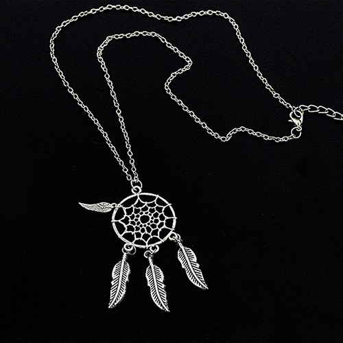 Dây chuyền thời trang mặt hình Dream Catcher phong cách Retro độc đáo cho nữ