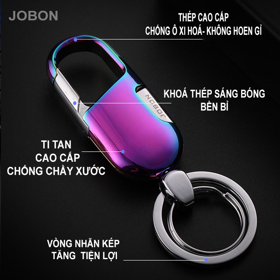 Móc chìa khoá ô tô xe máy cao cấp jobon JB-176YSK