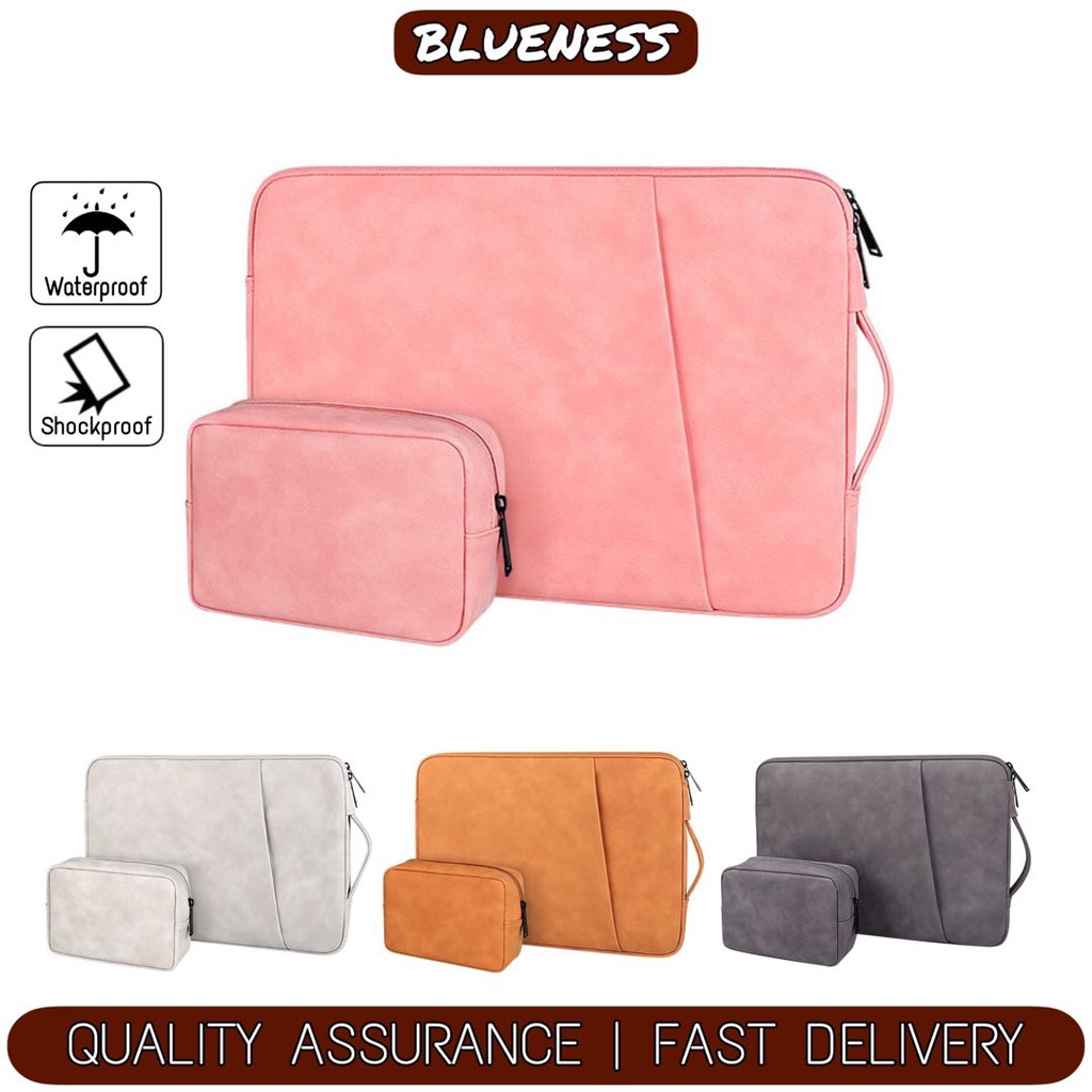 Túi da cừu đựng laptop kích thước 13.3 14.1 15.4 inch chất lượng