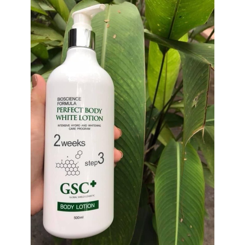 Kem dưỡng trắng da body GSC 500ml