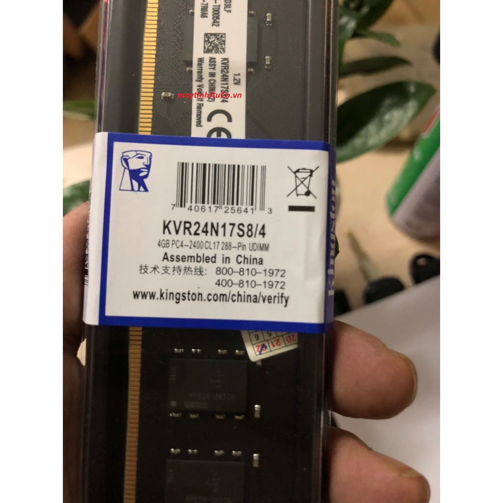 [Mã ELMS05 giảm 5% đơn 300k]Ram Kingston DDR4 4GB Bus 2400MHz mới 100%-Bảo Hành 03 năm | BigBuy360 - bigbuy360.vn