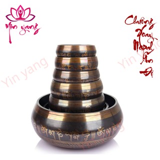 Chuông Xoay Tây Tạng- Chuông Nepal Đường Kính 11.5cm