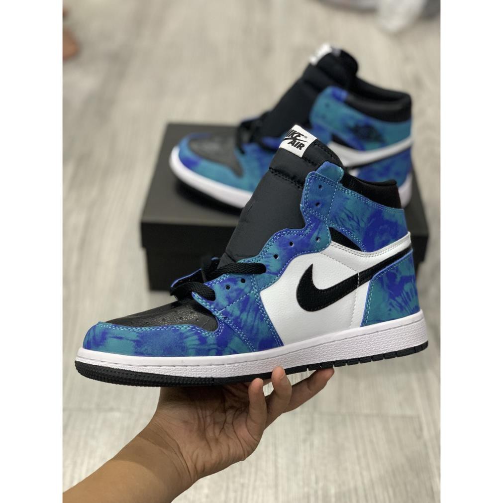 ✔️Giày Sneaker Jordan 1 Xanh Loang Full Box Freeship✔️ | BigBuy360 - bigbuy360.vn