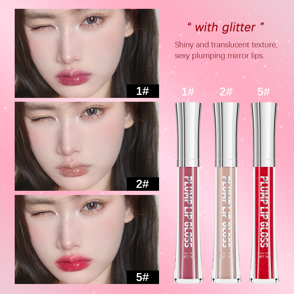 Serum Chứa Vitamin E Giúp Môi Căng Mọng Sáng Bóng 6 Màu Tùy Chọn