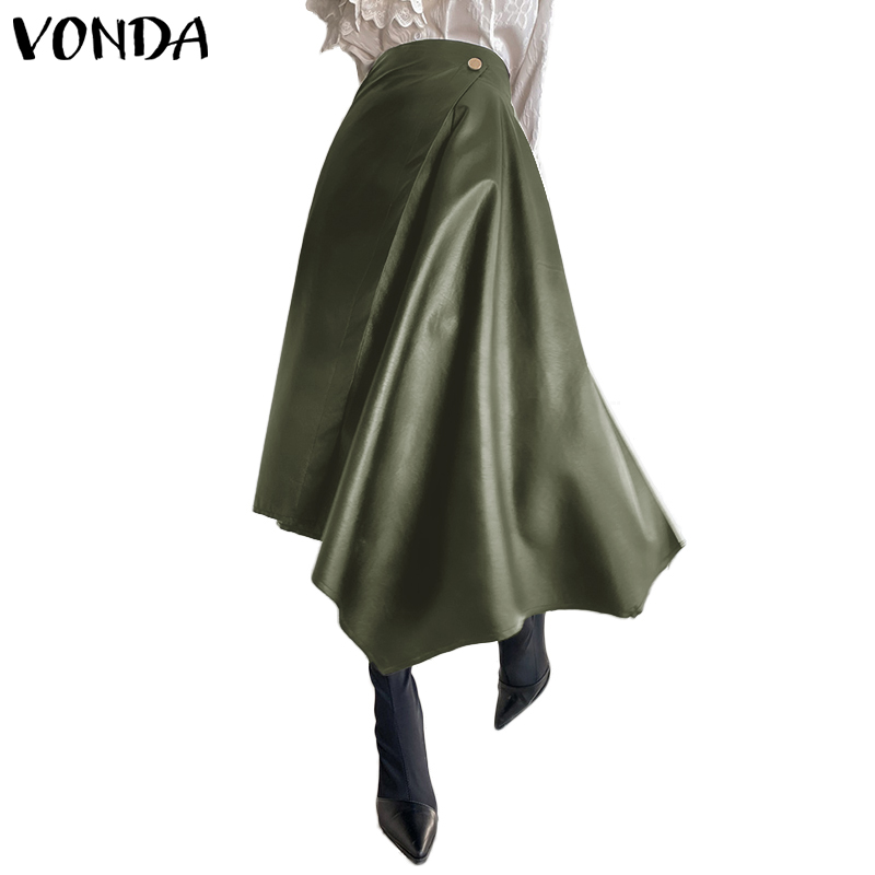 Chân Váy VONDA Lưng Cao Dáng Chữ A Thiết Kế Lệch Tà Thời Trang Cho Nữ | BigBuy360 - bigbuy360.vn