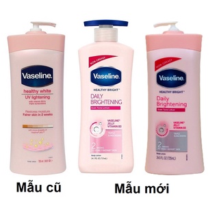 Sữa dưỡng thể trắng da Vaseline Healthy White UV Lightening 725ml