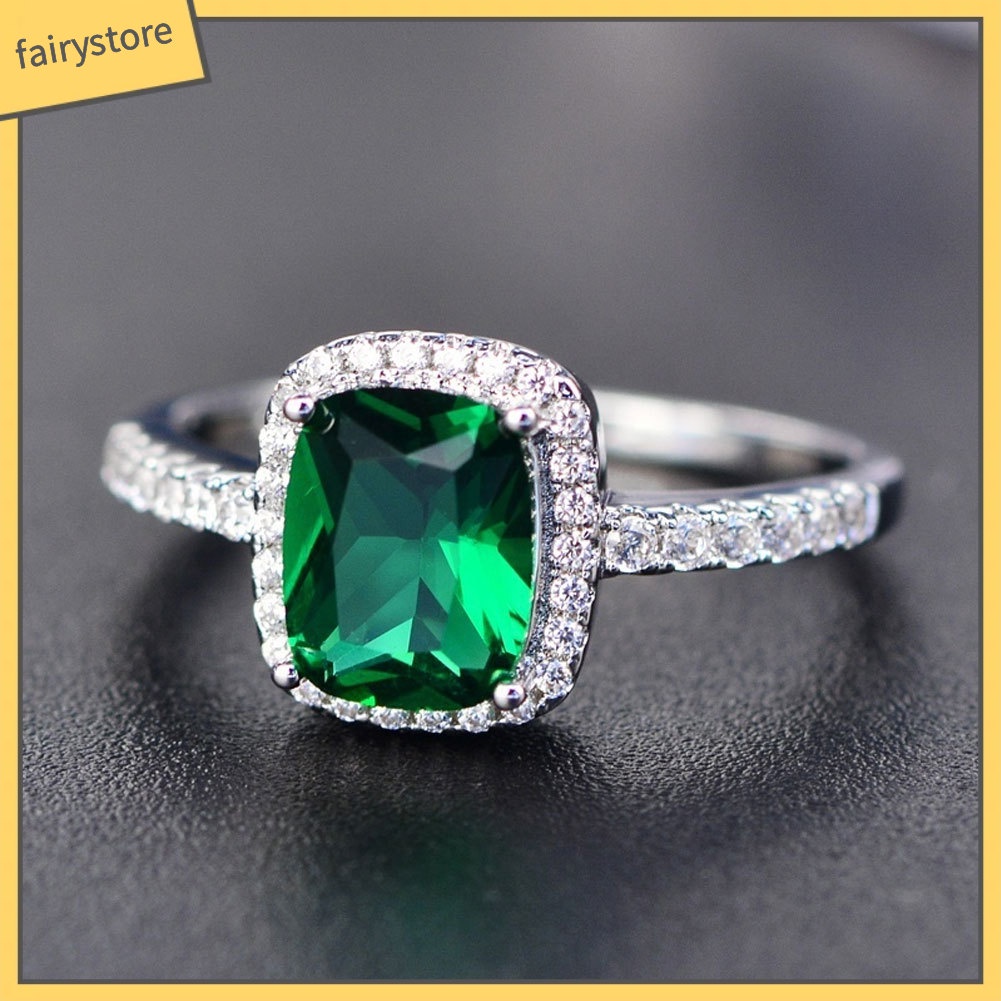 Nhẫn đính đá nhiều màu sang trọng cho nữ